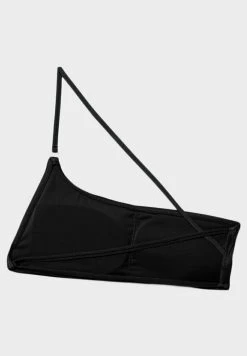 Stradivarius ASYMMETRIC WITH STRAPS AT THE BACK - Bikini-Top - Black -Frauen Geschäft 8422f2e7865d4e7496837009c582b1f3