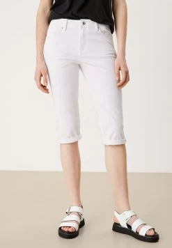 QS By S.Oliver SLIM : CORSAIRE AU STYLE SOIGNÉ - Jeans Shorts - White