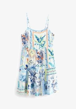 Next TIERED - Freizeitkleid - Blue Print -Frauen Geschäft 88cae9e9939d4fbe8d6622e5cbdd3b6a