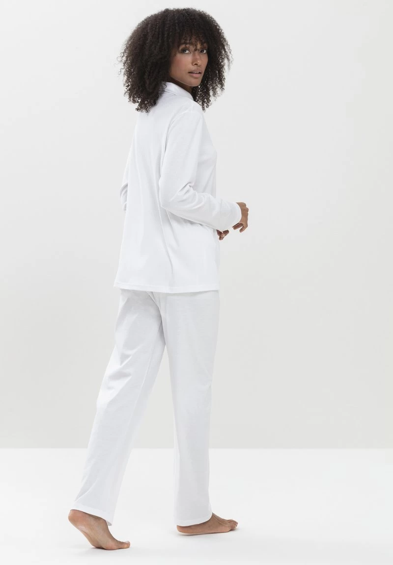 MEY Nachtwäsche Shirt - Weiss 4 MEY Nachtwäsche Shirt - Weiss – Bild 2