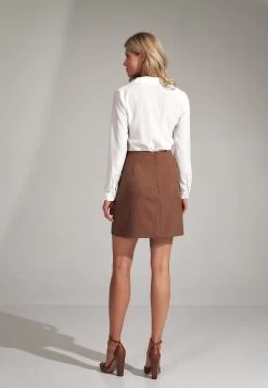 Minirock - Brown 10 Minirock - Brown -Frauen Geschäft 88e55cc03f3348359a7130f78d0d6272