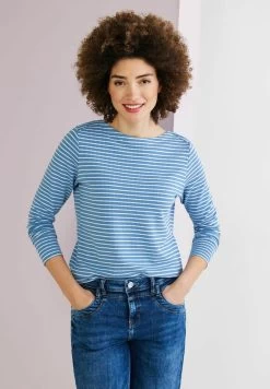 STREET ONE SOFTES STRUKTUR - Langarmshirt - Blau 10 STREET ONE SOFTES STRUKTUR - Langarmshirt - Blau -Frauen Geschäft 899c89c77bb8447089018633c4b42e7f