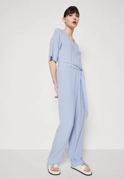 Selected Femme SLFVIVA LONG - Jumpsuit - Blue Heron -Frauen Geschäft 89fc731346444c339cedc88c34cff356