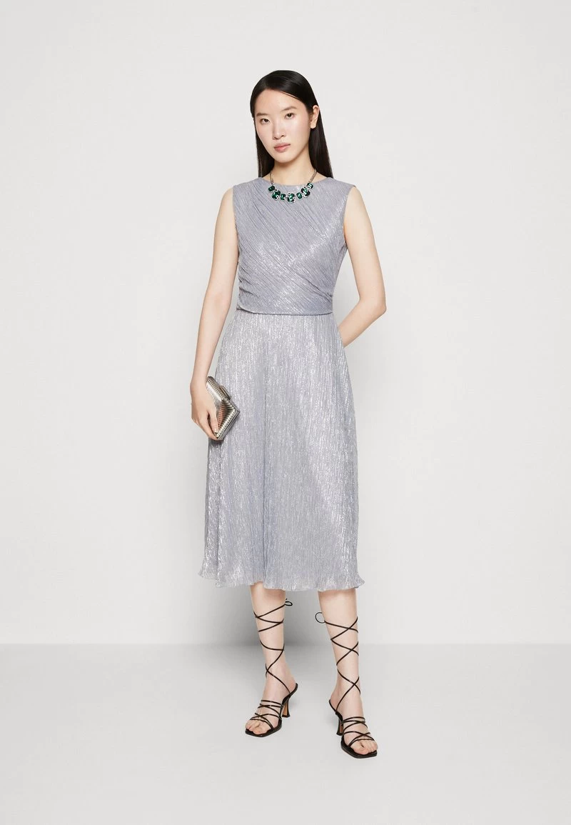 SWING DRESS - Jerseykleid - Silver Shadow 4 SWING DRESS - Jerseykleid - Silver Shadow – Bild 2