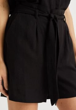 WE FASHION PAPERBAG - Shorts - Black -Frauen Geschäft 8bda38cb19ce4289a347056daba34175