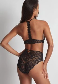 Aubade TAILLE HAUTE FLOWERMANIA - Slip - Noir -Frauen Geschäft 8c7bd0f7ae3b4af4aaf3b5143ac67682