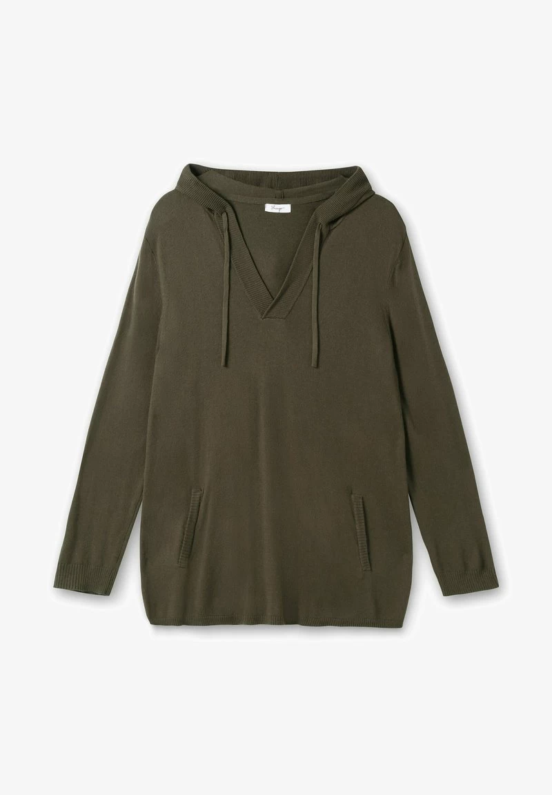 Sheego PULLOVER - Kapuzenpullover - Dunkeloliv 7 Sheego PULLOVER - Kapuzenpullover - Dunkeloliv – Bild 5