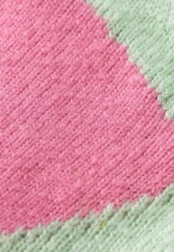 Scotch & Soda INTARSIA BOXY FIT - Strickjacke - Light Green/light Pink -Frauen Geschäft 8cd18457efd742c7bac603f29ca4300d