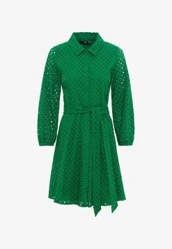 KNIELANGES - Blusenkleid - Green -Frauen Geschäft 8d68b6ff26e04c7e81a7f5635cb3b06b