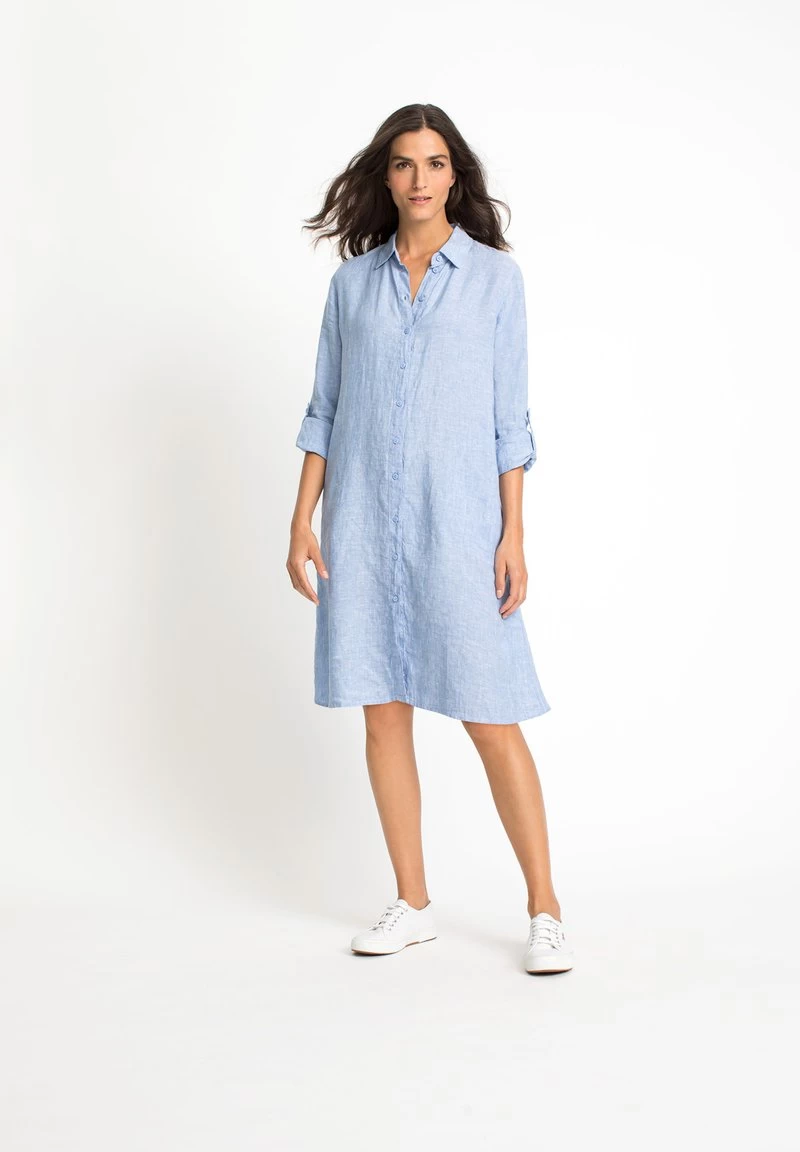 Olsen Blusenkleid - Hellblau 3 Olsen Blusenkleid - Hellblau