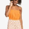 Roxy VIBES - CROP MIT TRÄGERN - Top - Mock Orange