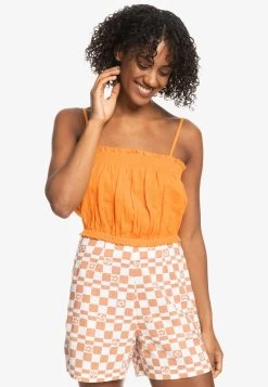 Roxy VIBES - CROP MIT TRÄGERN - Top - Mock Orange