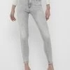 ONLY ONLMILA LIFE - Jeans Skinny Fit - Light Grey Denim