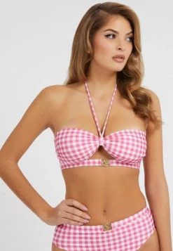 Guess MIT GINGHAM-KARO - Bikini-Top - Rot Merf -Frauen Geschäft 8f019c20fa4d46d38fa26d64dff7a0bc