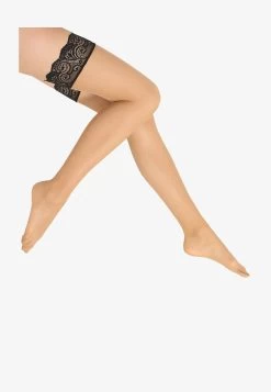 Falke MATT DELUXE 20 DENIER STAY UPS TRANSPARENT MATT - Overkneestrümpfe - Black -Frauen Geschäft 8f8d1c071409447386e001ab80067129