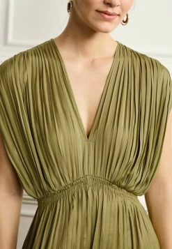 Next PLEATED SHORT SLEEVE STANDARD - Jumpsuit - Khaki Green -Frauen Geschäft 900db8d924b94f9b86a299960974cc6b