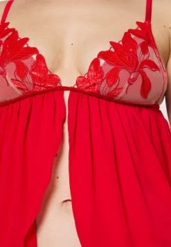 Fleur Du Mal EMBROIDERY BABYDOLL - Nachtwäsche Shirt - Rouge 13 Fleur Du Mal EMBROIDERY BABYDOLL - Nachtwäsche Shirt - Rouge -Frauen Geschäft 90334613a0154972ada7fc1239259a7f