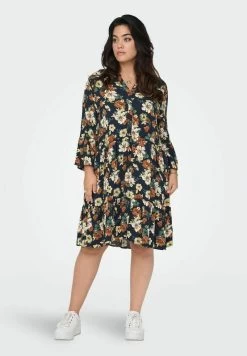 ONLY CARMAKOMA 3/4-ARM - Freizeitkleid - Night Sky -Frauen Geschäft 90879cd5a6bd4fc785c1bc9db27547a1