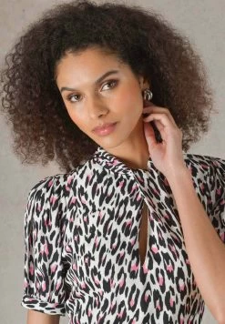 SCARLETT ANIMAL TWIST NECK - Maxikleid - Pink -Frauen Geschäft 92ad4ede98b744abbf363f79e66bdc6d