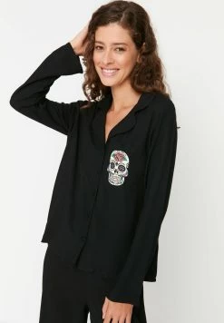 Trendyol Nachtwäsche Set - Black 12 Trendyol Nachtwäsche Set - Black -Frauen Geschäft 92af7004df49436d8114dcb4c867295c