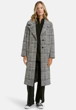 CHECKERD - Klassischer Mantel - Black Print 12 CHECKERD - Klassischer Mantel - Black Print -Frauen Geschäft 93bdfdd4c5174b379646b8dfdfc9df54 1