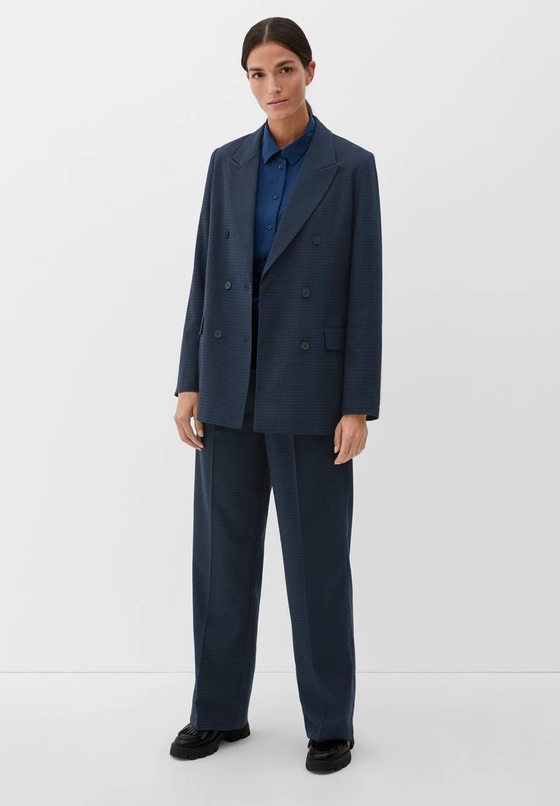 S.Oliver KARIERTER - Kurzmantel - Schwarz 4 S.Oliver KARIERTER - Kurzmantel - Schwarz – Bild 2