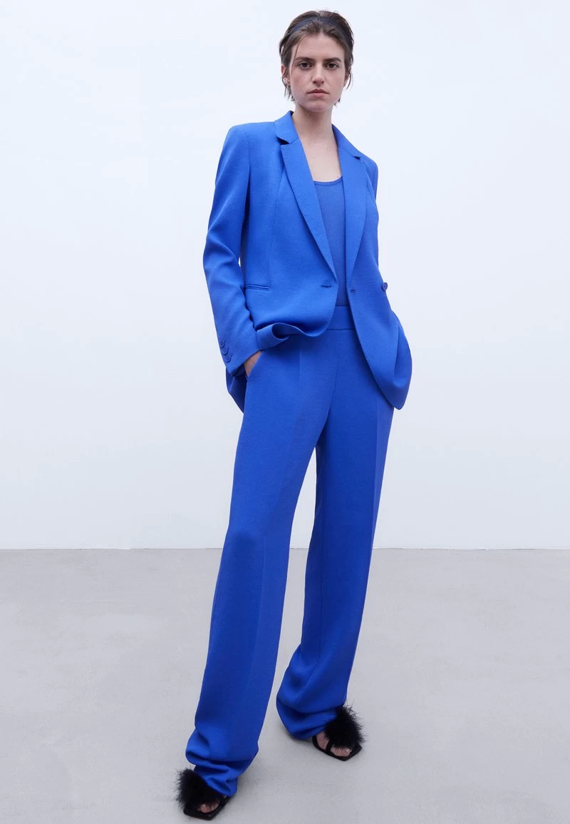 ADOLFO DOMINGUEZ LONG - Kurzmantel - Blue 4 ADOLFO DOMINGUEZ LONG - Kurzmantel - Blue – Bild 2