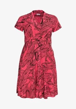 Sheego Freizeitkleid - Pink Bedruckt -Frauen Geschäft 96f3d98e7f8549e4a706dec15bd09a8f