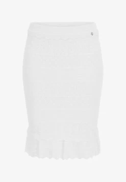 Guess AUS POINTELLE - Bleistiftrock - Weiß -Frauen Geschäft 97e3cadced4246eab9dc23118d1b527d