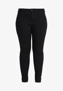 Zizzi LONG AMY - Jeans Slim Fit - Black -Frauen Geschäft 99fe0428e28d4d35b330057eb4c5c99d