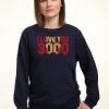 Henry Tiger MARVEL LOVE YOU 3000 - Sweatshirt - Navy Blue
