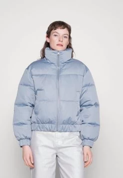 Abercrombie & Fitch MINI POWER PUFF - Daunenmantel - Blue Fog