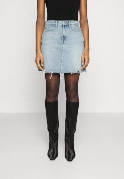 7 For All Mankind MIA SKIRT AIR WASH - Minirock - Light Blue