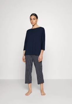 Bestseller 7 Schiesser SCHLAFANZUG - Nachtwäsche Set - Dunkelblau