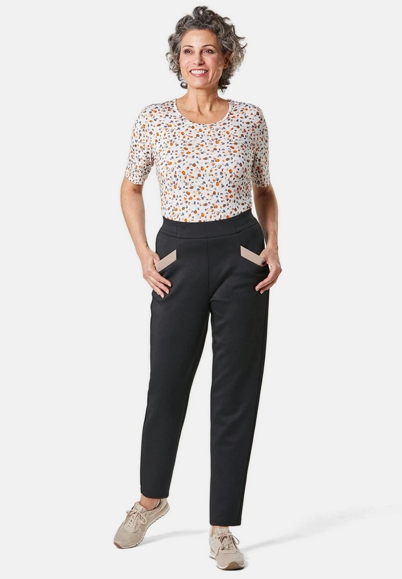 GOLDNER Stoffhose - Schwarz Sand 4 GOLDNER Stoffhose - Schwarz Sand – Bild 2