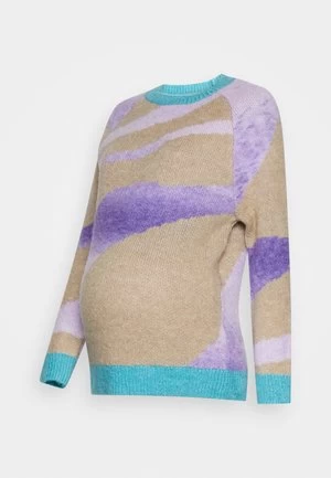 ONLY MATERNITY OLMLESLY FLOWER - Strickpullover - Pumice Red/light Blue 8 ONLY MATERNITY OLMLESLY FLOWER - Strickpullover - Pumice Red/light Blue – Bild 6