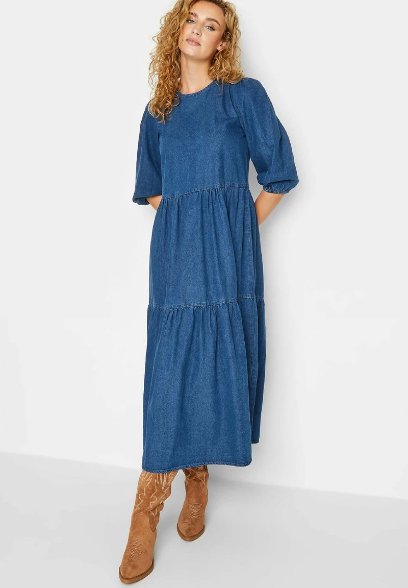 TIERED - Jeanskleid - Blue 4 TIERED - Jeanskleid - Blue – Bild 2