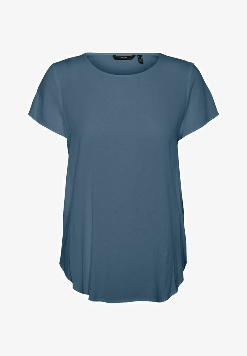 Vero Moda VMBECCA PLAIN - Bluse - China Blue 4 Vero Moda VMBECCA PLAIN - Bluse - China Blue – Bild 2