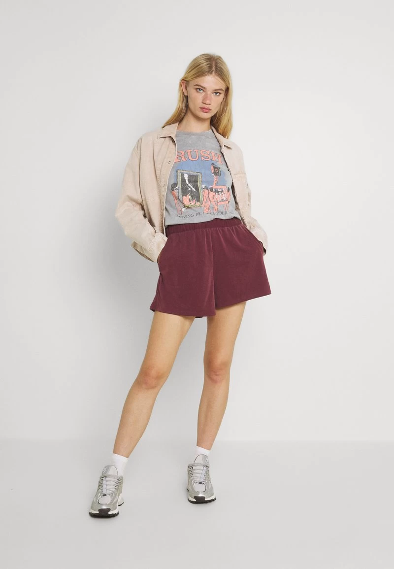 Monki Shorts - Red Dark 4 Monki Shorts - Red Dark – Bild 2