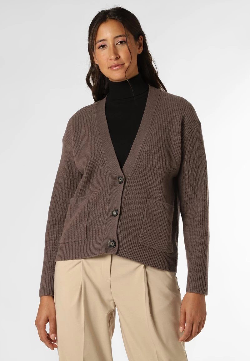 Marie Lund Strickjacke - Schlamm 3 Marie Lund Strickjacke - Schlamm