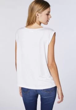 KOMFORT-PASSFORM - T-Shirt Print - White -Frauen Geschäft a8df2d2d28364f8fb0bd83fb361e785c