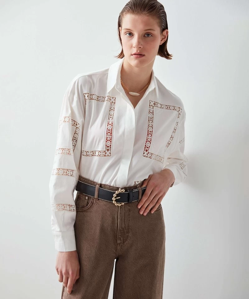 Ipekyol GUPURE DETAILED - Hemdbluse - White 8 Ipekyol GUPURE DETAILED - Hemdbluse - White – Bild 6