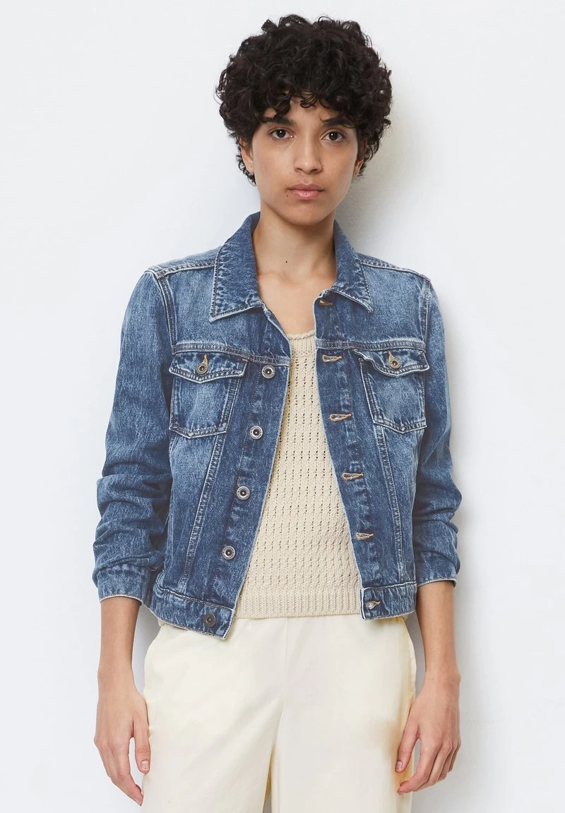 Marc O'Polo KLASSISCHE REGULAR AUS ORGANIC - Jeansjacke - Vintage Mid Blue Wash 3 Marc O'Polo KLASSISCHE REGULAR AUS ORGANIC - Jeansjacke - Vintage Mid Blue Wash