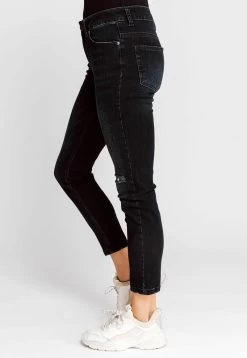 DAFFY - Jeans Slim Fit - Blau -Frauen Geschäft aabca693f5ff49898f68eaffad8adf03