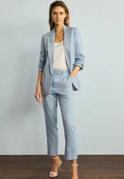 Next SINGLE BREASTED STANDARD - Kurzmantel - Blue -Frauen Geschäft aaeefc034b774dd19ad4c2ca88a1c958 1