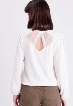 Bluse - Ecru -Frauen Geschäft abcd93d7d0b3458c8d2dd6b1eb3e04f0