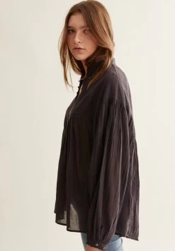 BOB - Bluse - Charcoal 10 BOB - Bluse - Charcoal -Frauen Geschäft ac52cdea58ee425a910ab52e1e78230f