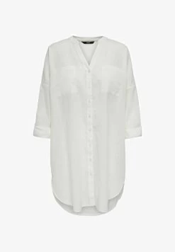ONLY LANGARM V-AUSSCHNITT - Hemdbluse - Cloud Dancer