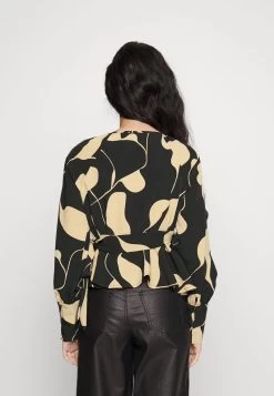 Vero Moda Petite VMLYDIA WRAP - Bluse - Black/lina 10 Vero Moda Petite VMLYDIA WRAP - Bluse - Black/lina -Frauen Geschäft ad1ca27d55a94fcaa381876f84003edd