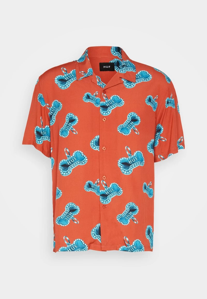 HUF BONES RESORT SHIRT UNISEX - Hemdbluse - Rose 7 HUF BONES RESORT SHIRT UNISEX - Hemdbluse - Rose – Bild 5